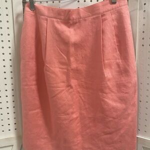Talbots Pink Pencil Skirt